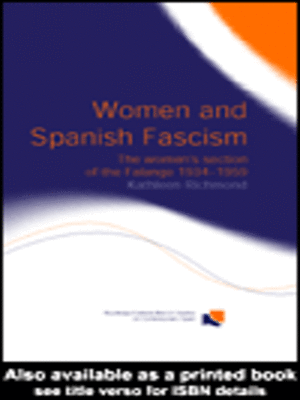 cover image of Women and Spanish Fascism